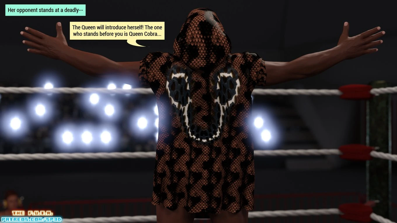 The F.U.T.A. - Season 01, Match 03 - Bunny Markes vs Queen Cobra porn comic picture 4