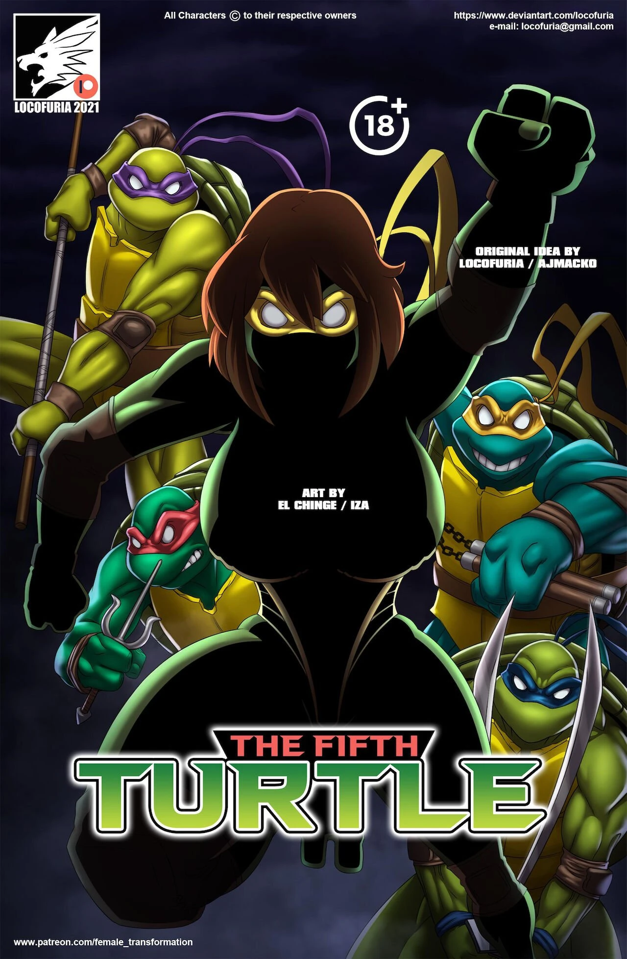 The Fifth Turtle porn comic picture 1