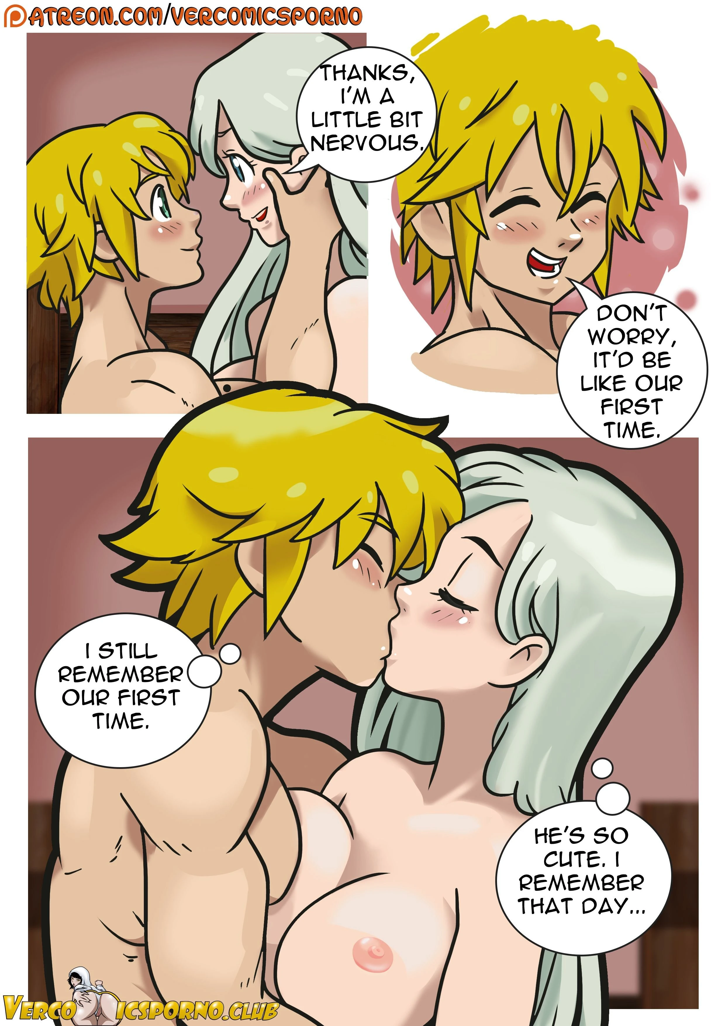 The First Encounter porn comic picture 5