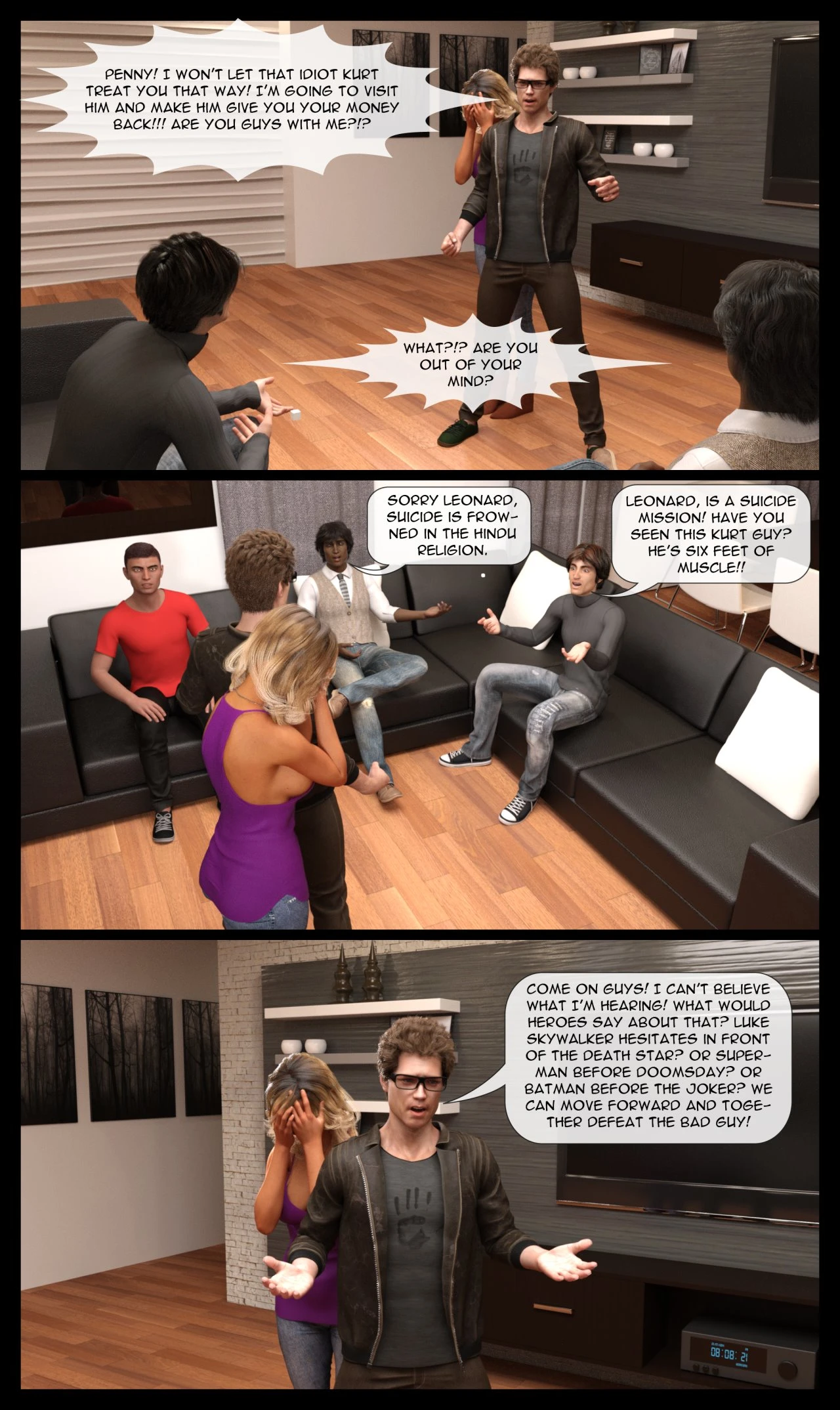 The Gang Bang Theory - Penny´s Rape -Volume 1 porn comic picture 10