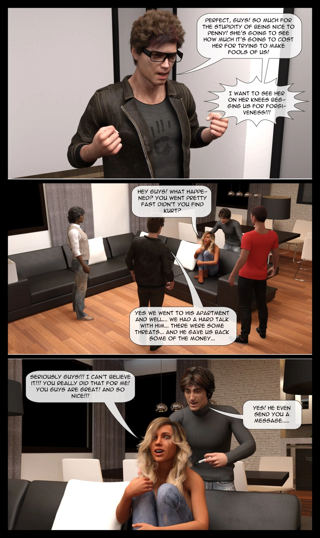 The Gang Bang Theory - Penny´s Rape -Volume 1 porn comic picture 14