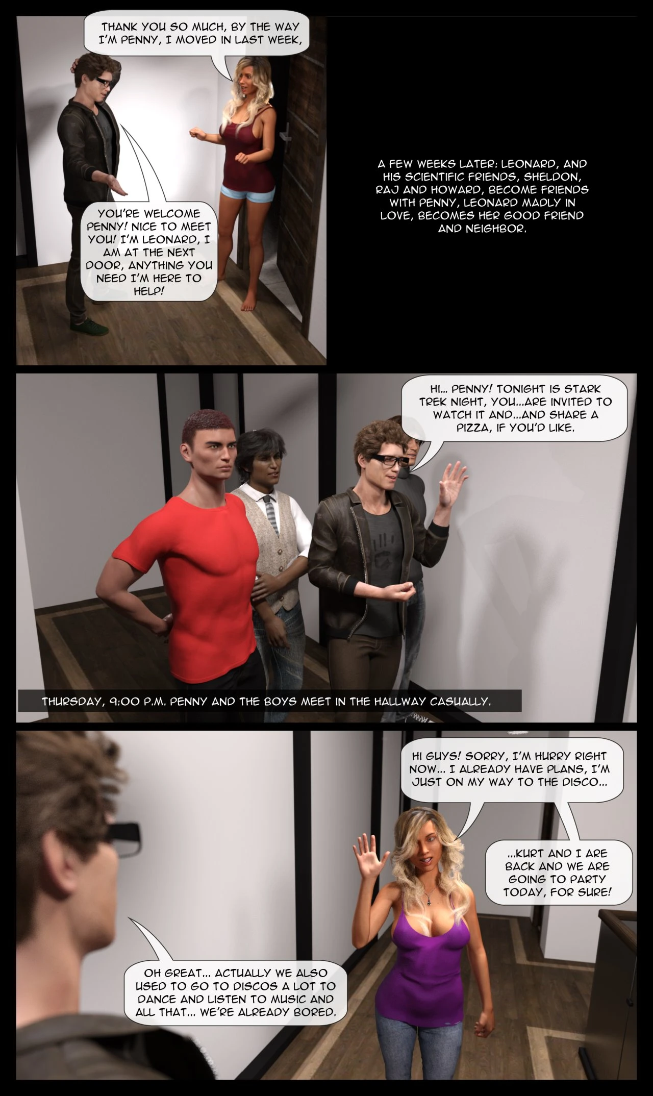 The Gang Bang Theory - Penny´s Rape -Volume 1 porn comic picture 5