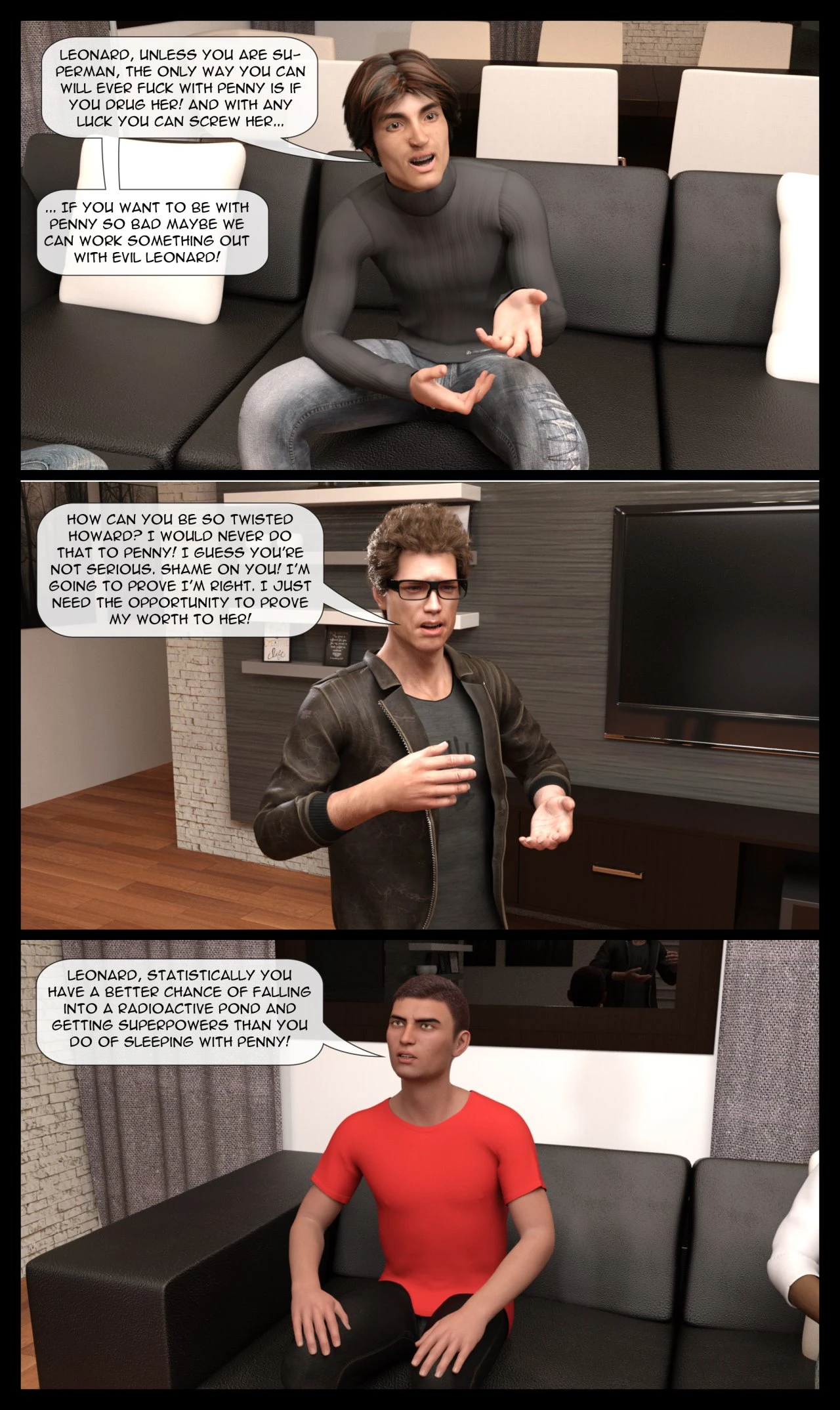 The Gang Bang Theory - Penny´s Rape -Volume 1 porn comic picture 8