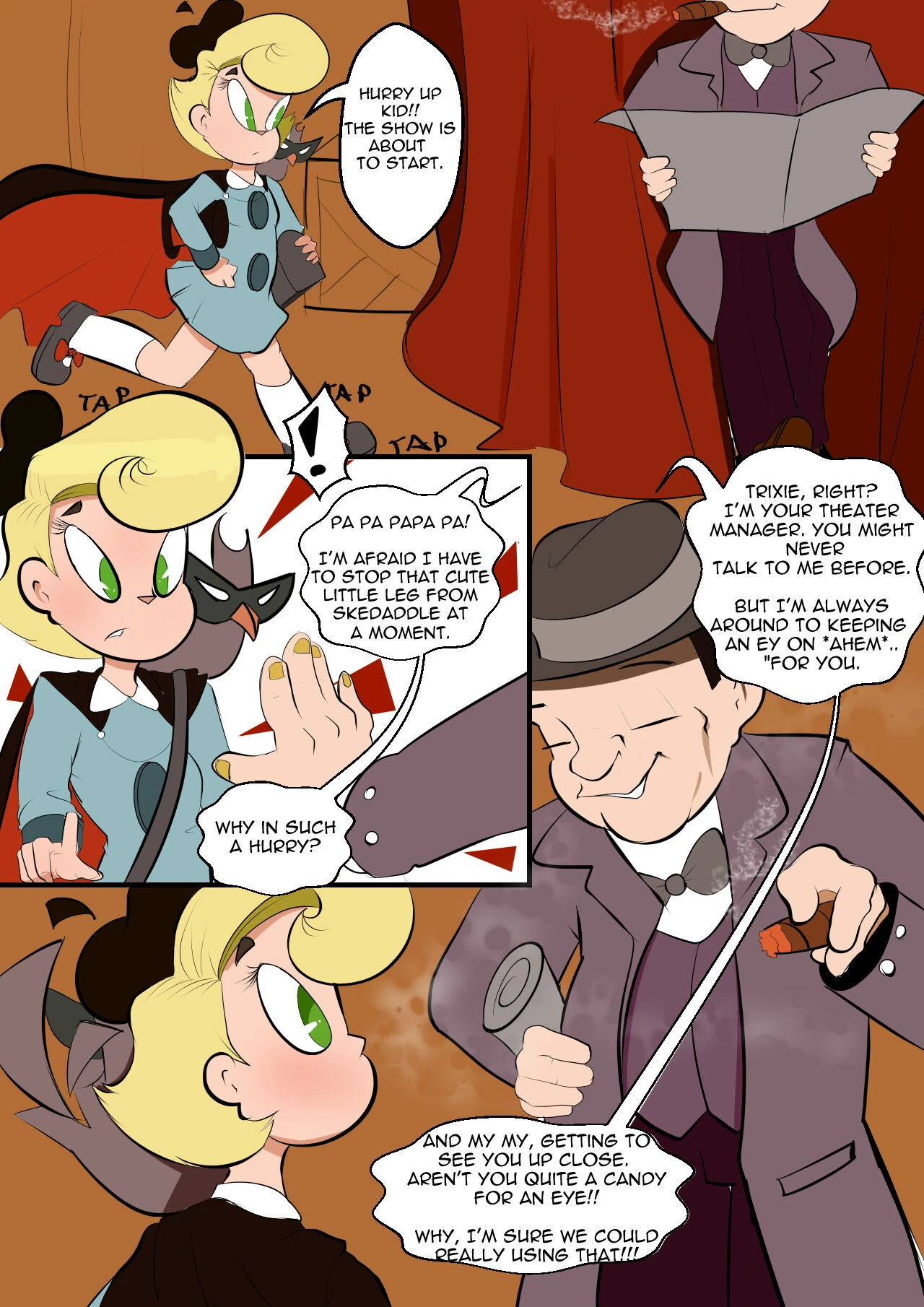 The Girl and Her Magician porn comic picture 32