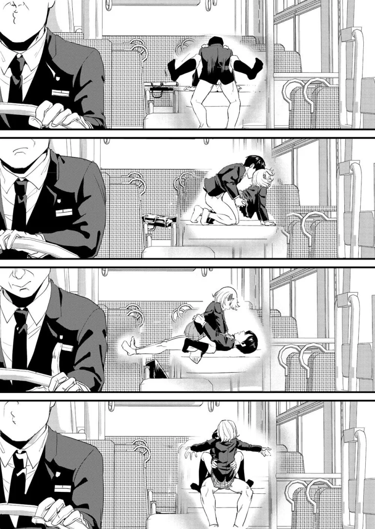 The Gyaru Girl is Cumming on the Bus \ Galko wa Bus de Zecchouchuu porn comic picture 33