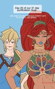 The hero's trails porn comic picture 1