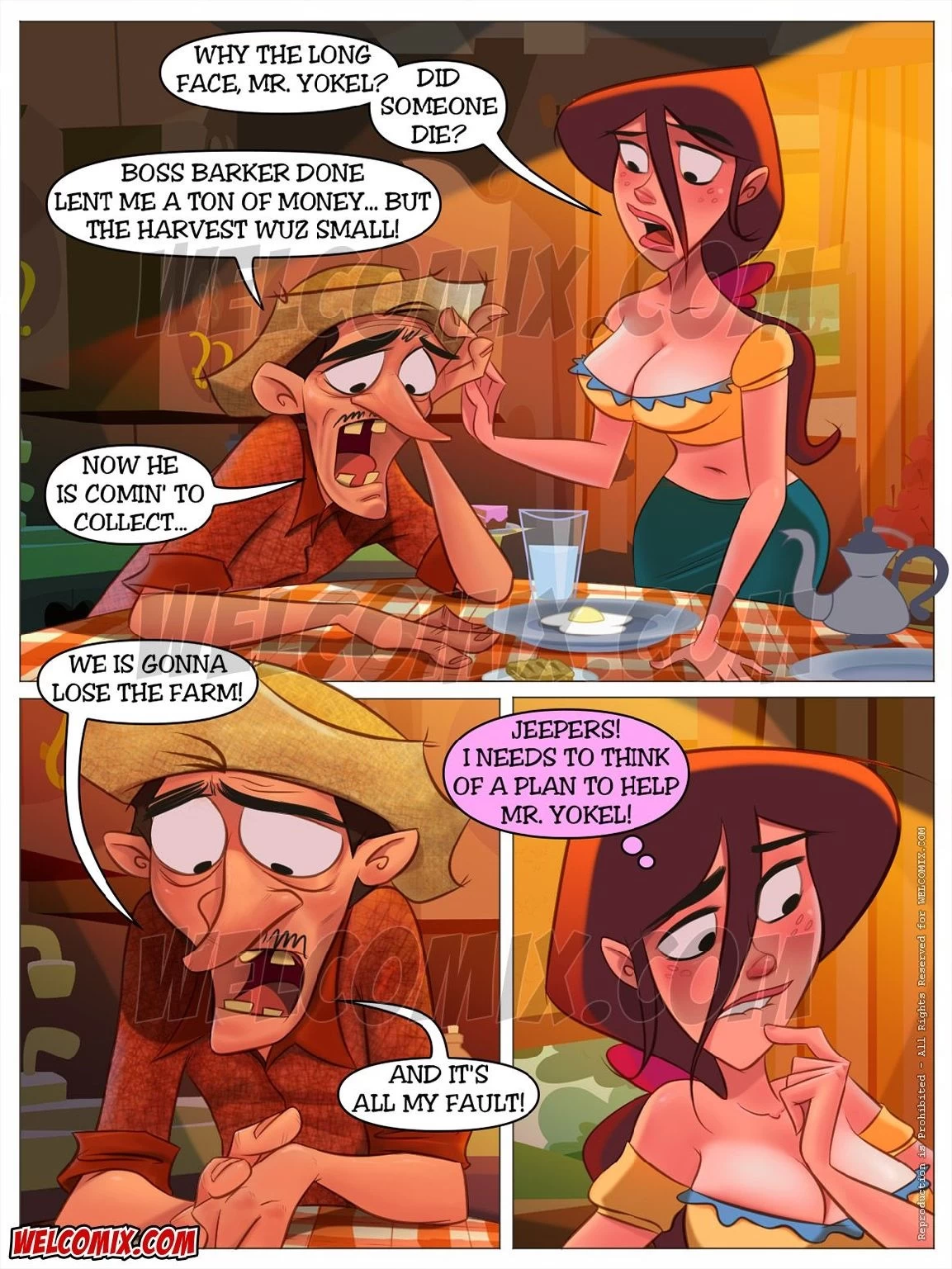The Hillbilly Farm 13 - Farm Mortgage porn comic picture 2