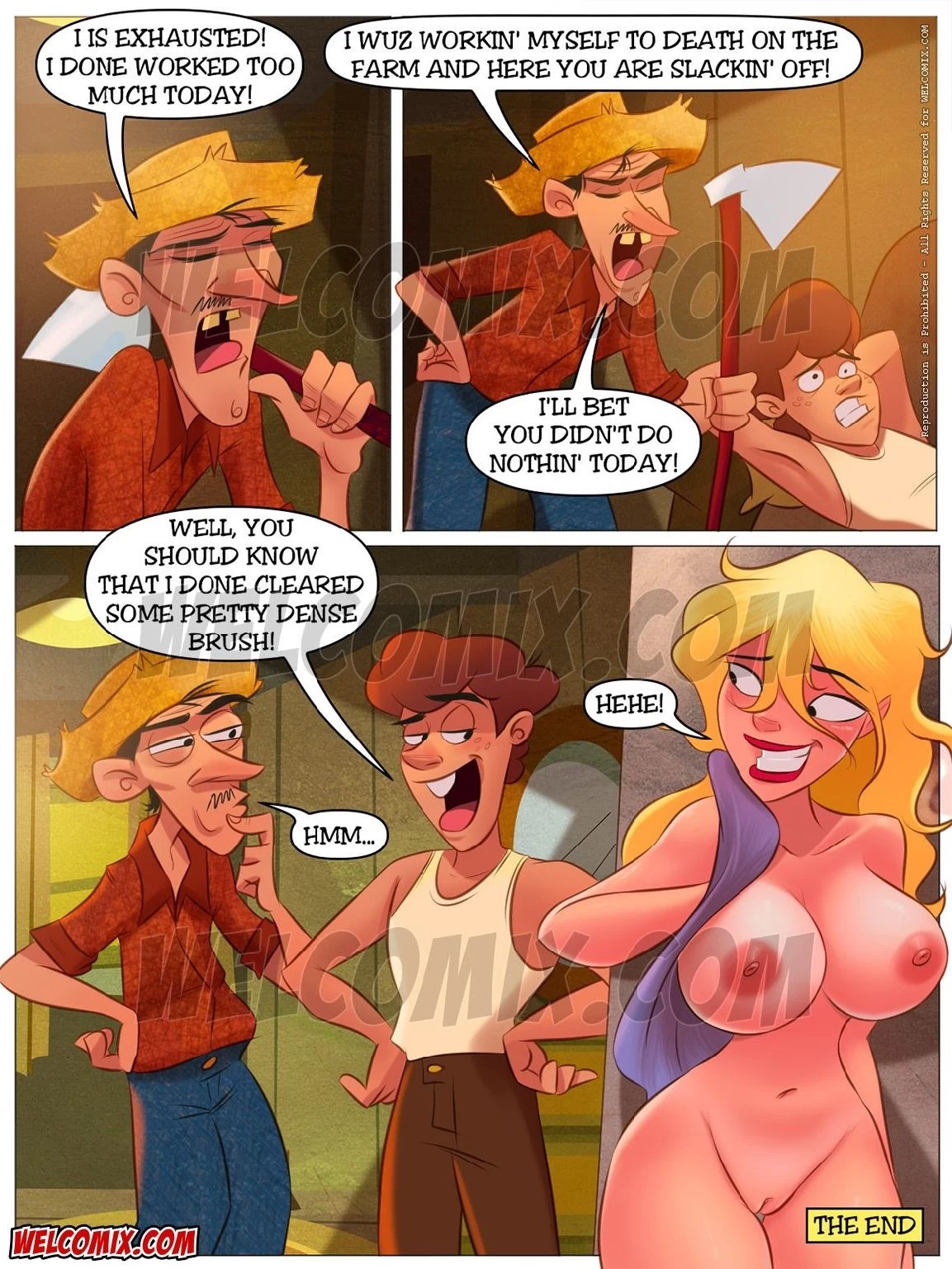 The Hillbilly Farm 14 - Clearing The Brush porn comic picture 15