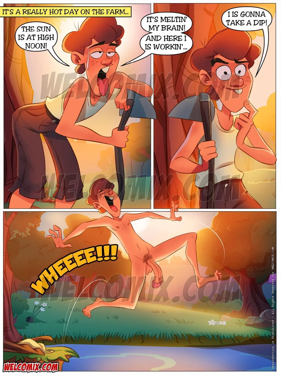 The Hillbilly Farm 18 -20 porn comic picture 2