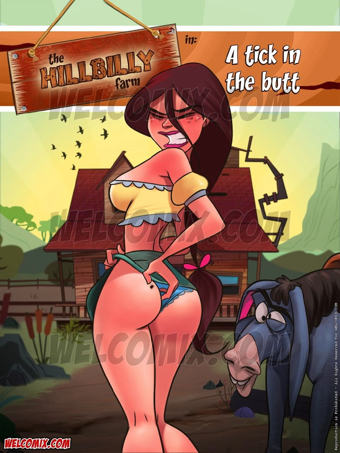 The Hillbilly Farm 6 - A Tick In The Butt porn comic picture 1