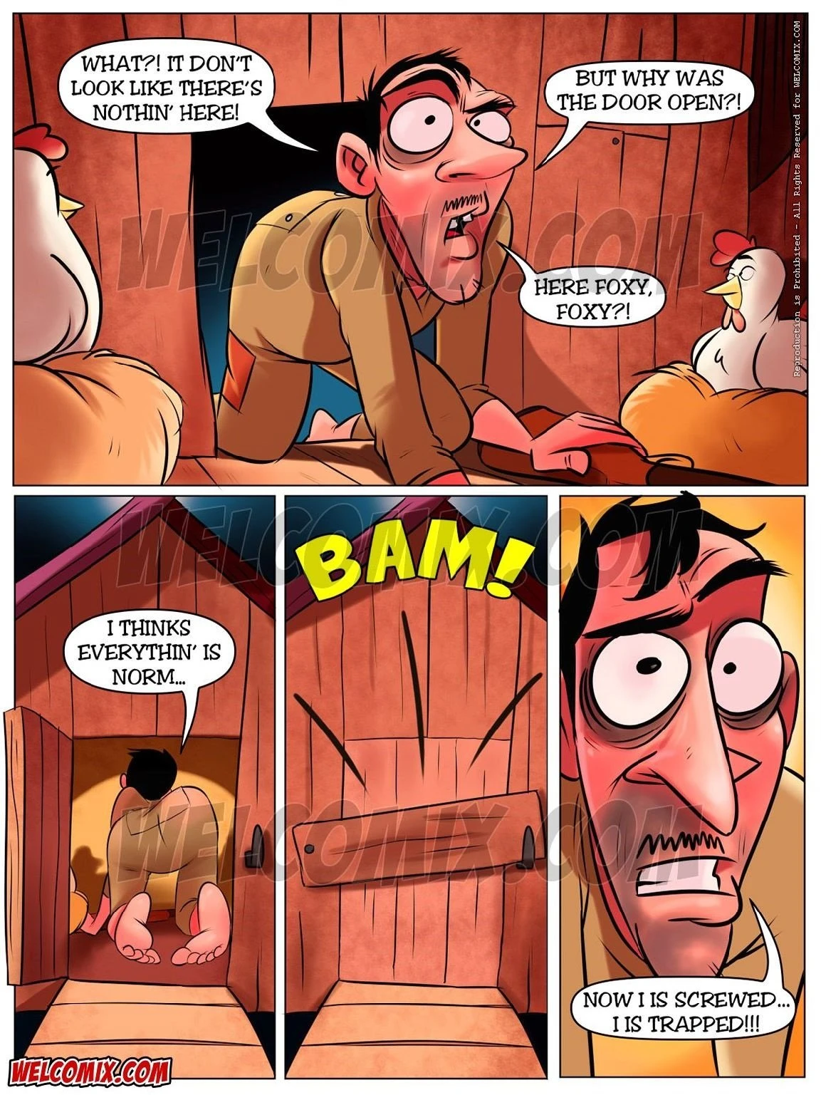 The Hillbilly Farm 8 - There's A Fox In The Henhouse porn comic picture 5