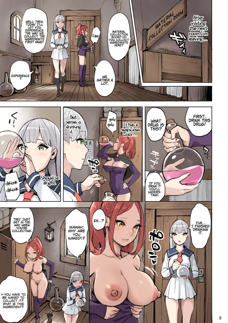 The Ingredient for the Magic Potion porn comic picture 5