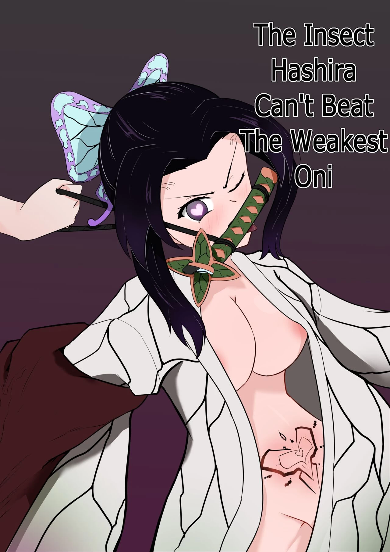 The Insect Hashira Can't Beat The Weakest Oni porn comic picture 1