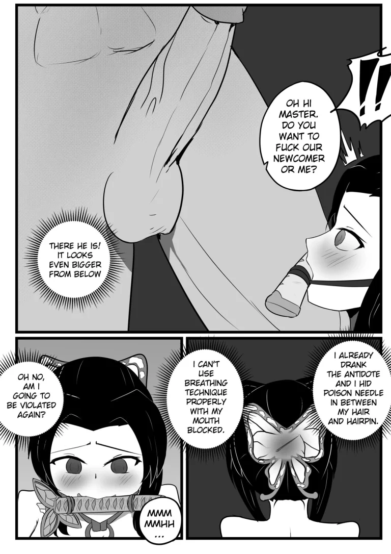 The Insect Hashira Can't Beat The Weakest Oni porn comic picture 18