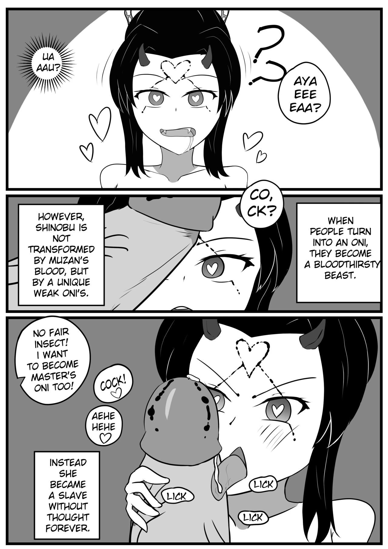 The Insect Hashira Can't Beat The Weakest Oni porn comic picture 32