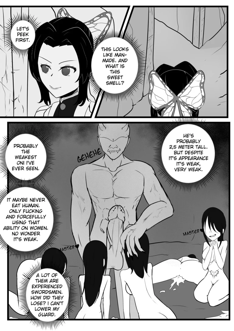 The Insect Hashira Can't Beat The Weakest Oni porn comic picture 4