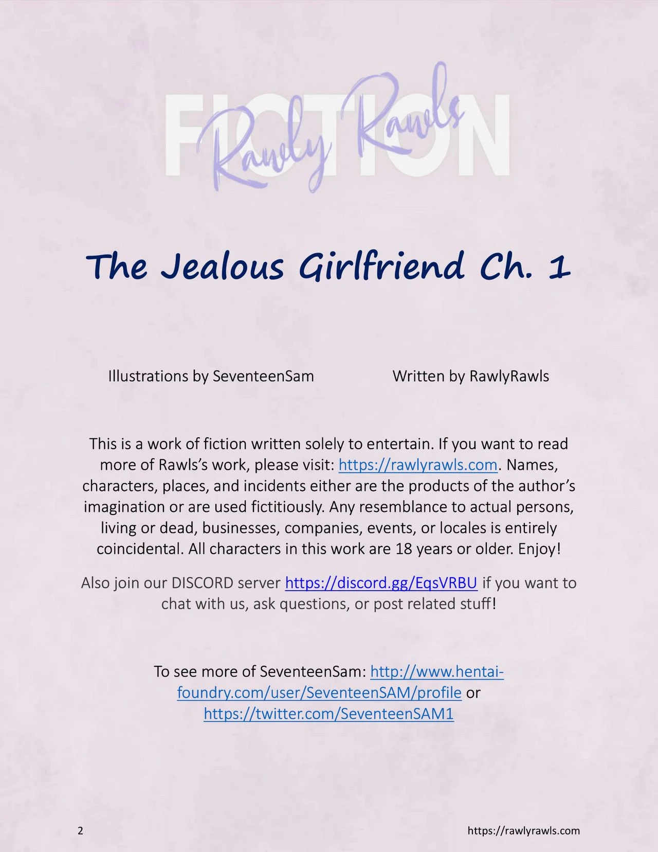 The Jealous Girlfriend Chapter 1: Rawly Rawls Fiction porn comic picture 2
