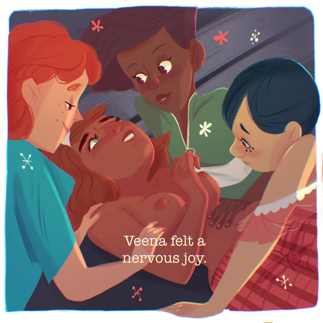 The Kissing Game porn comic picture 24