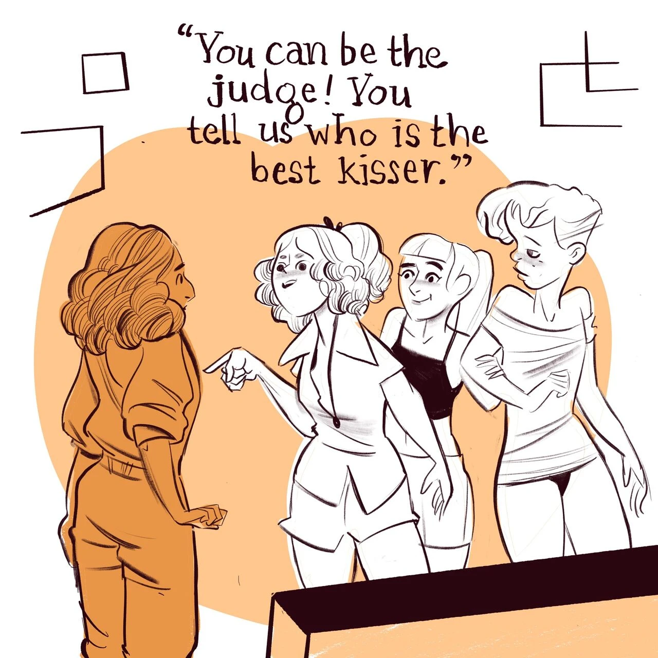 The Kissing Game porn comic picture 37