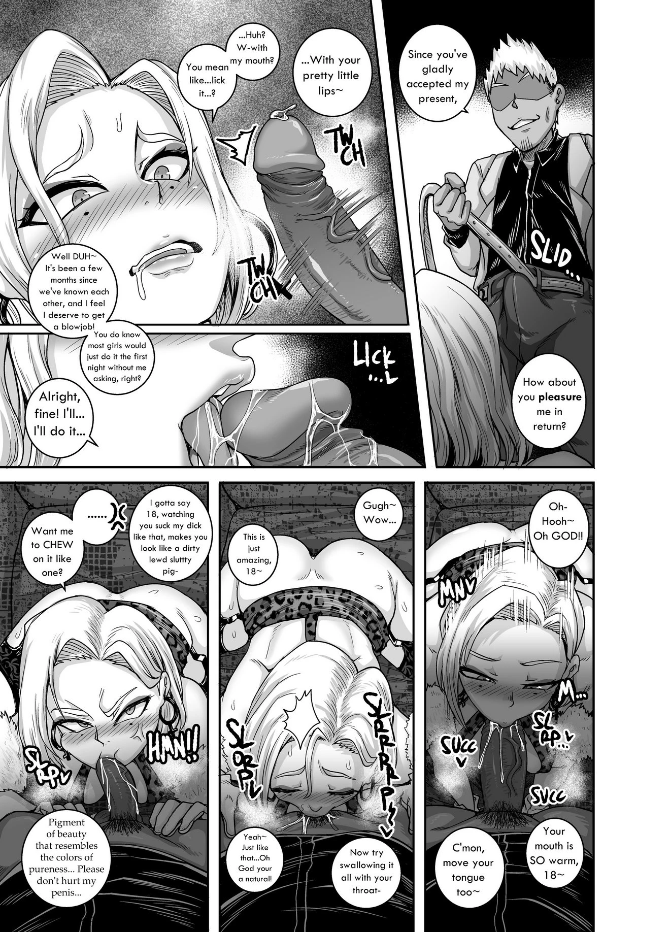 The Lady Android who Lost to Lust porn comic picture 23