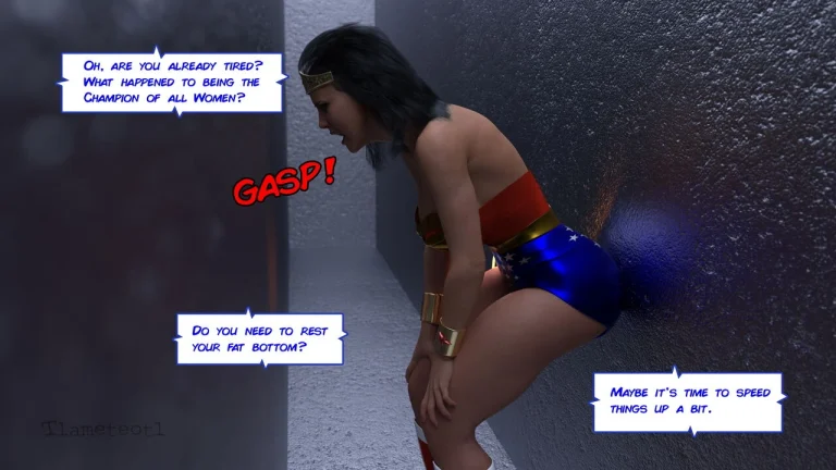The Last Mission of Wonder Woman porn comic picture 23