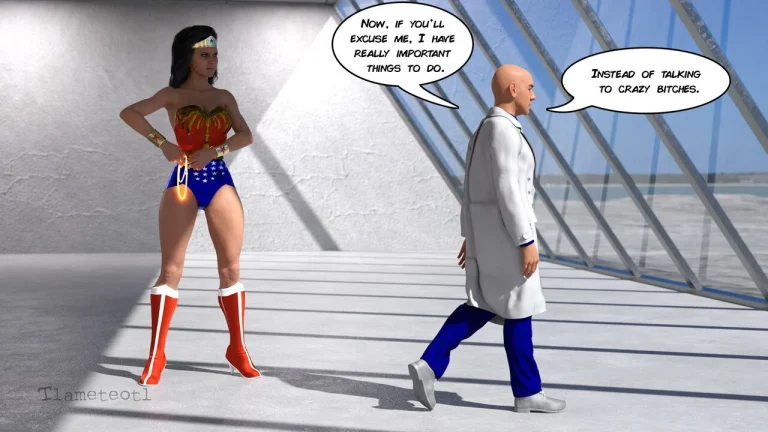 The Last Mission of Wonder Woman porn comic picture 7