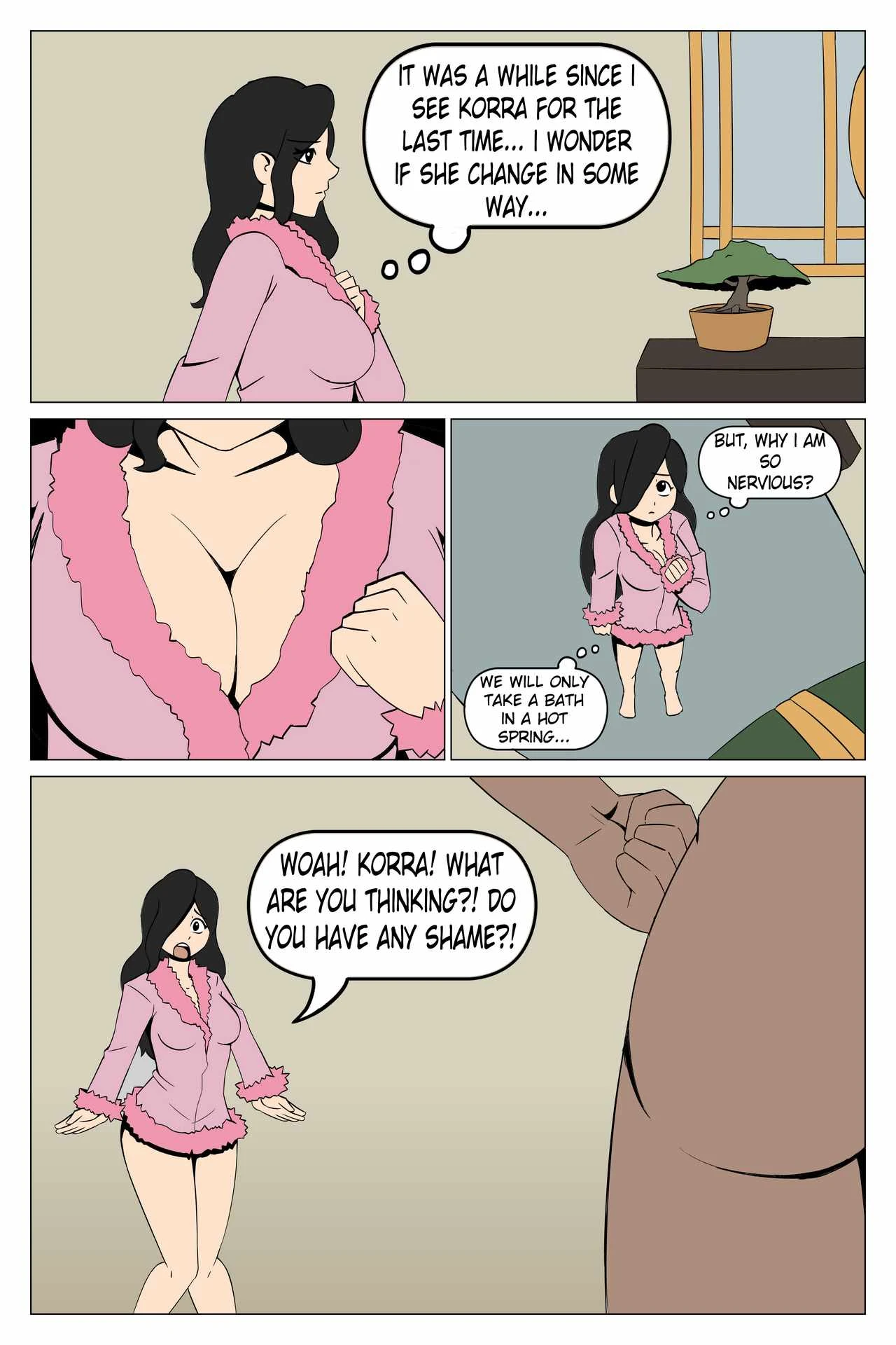 The legend of Korra - Public Baths porn comic picture 2