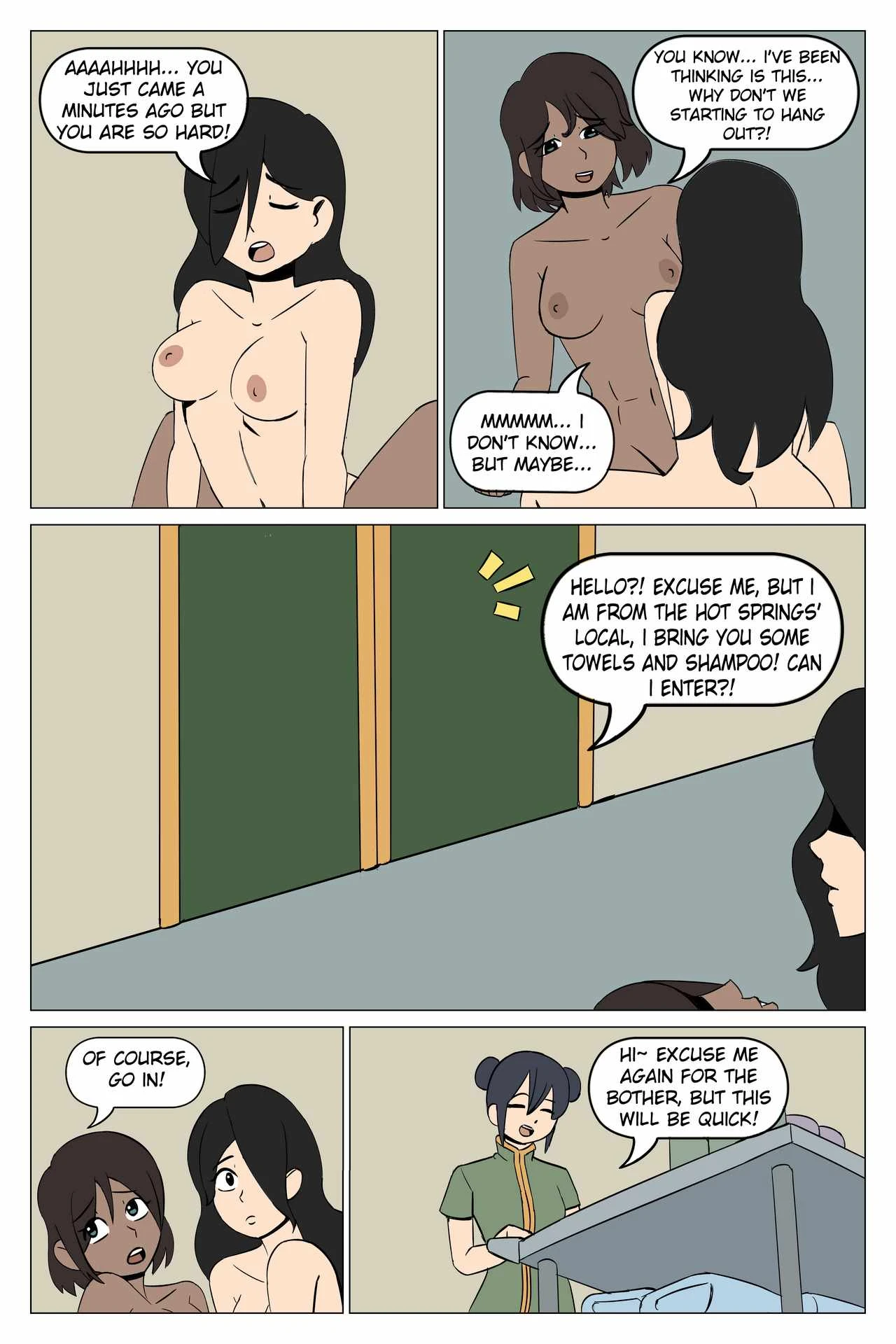 The legend of Korra - Public Baths porn comic picture 7