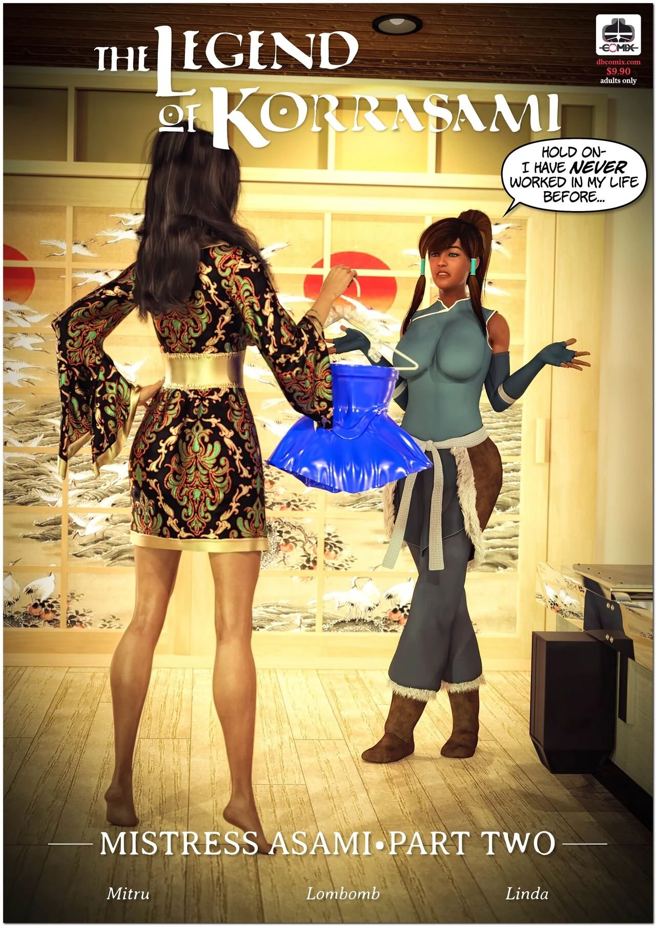 The Legend of Korrasami - Mistress Asami 2 porn comic picture 1