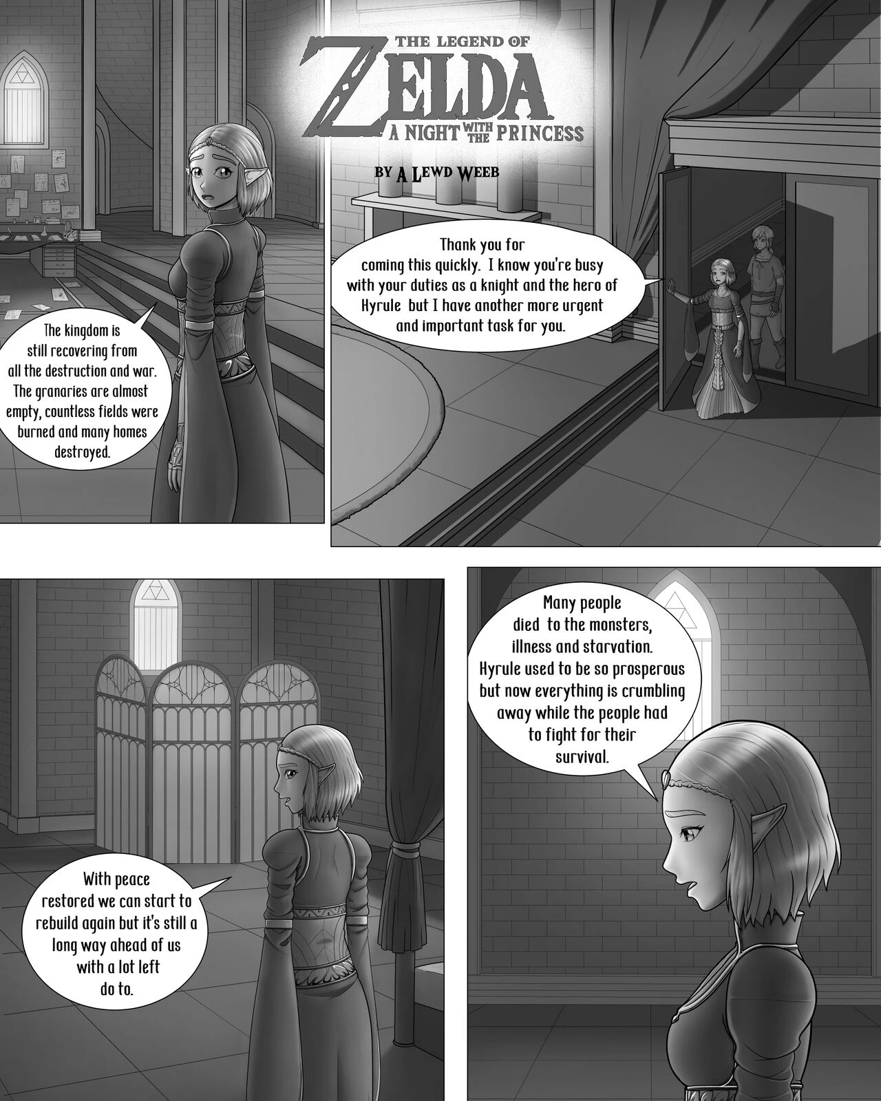 The Legend of Zelda: A Night with the Princess porn comic picture 3