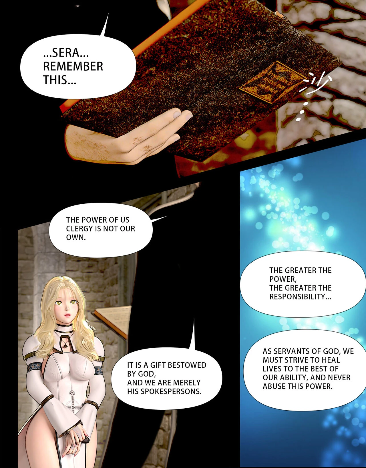 The Lily Praying For Light 2 porn comic picture 2