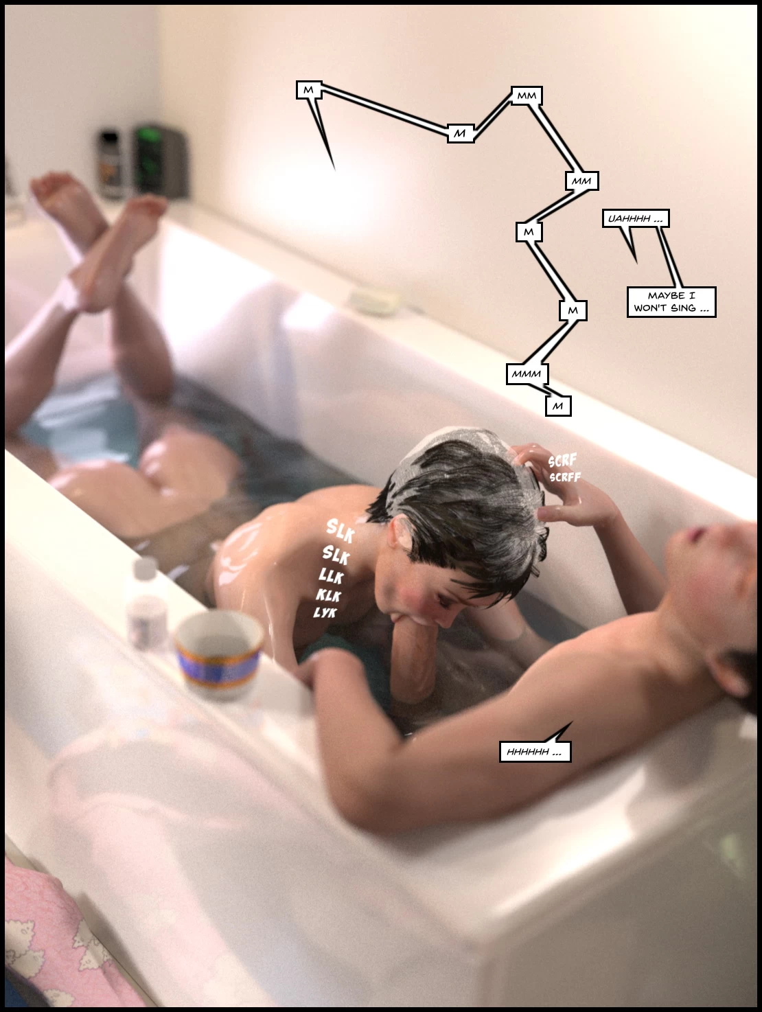 The Lithium 11- Shampooing My Sister porn comic picture 52