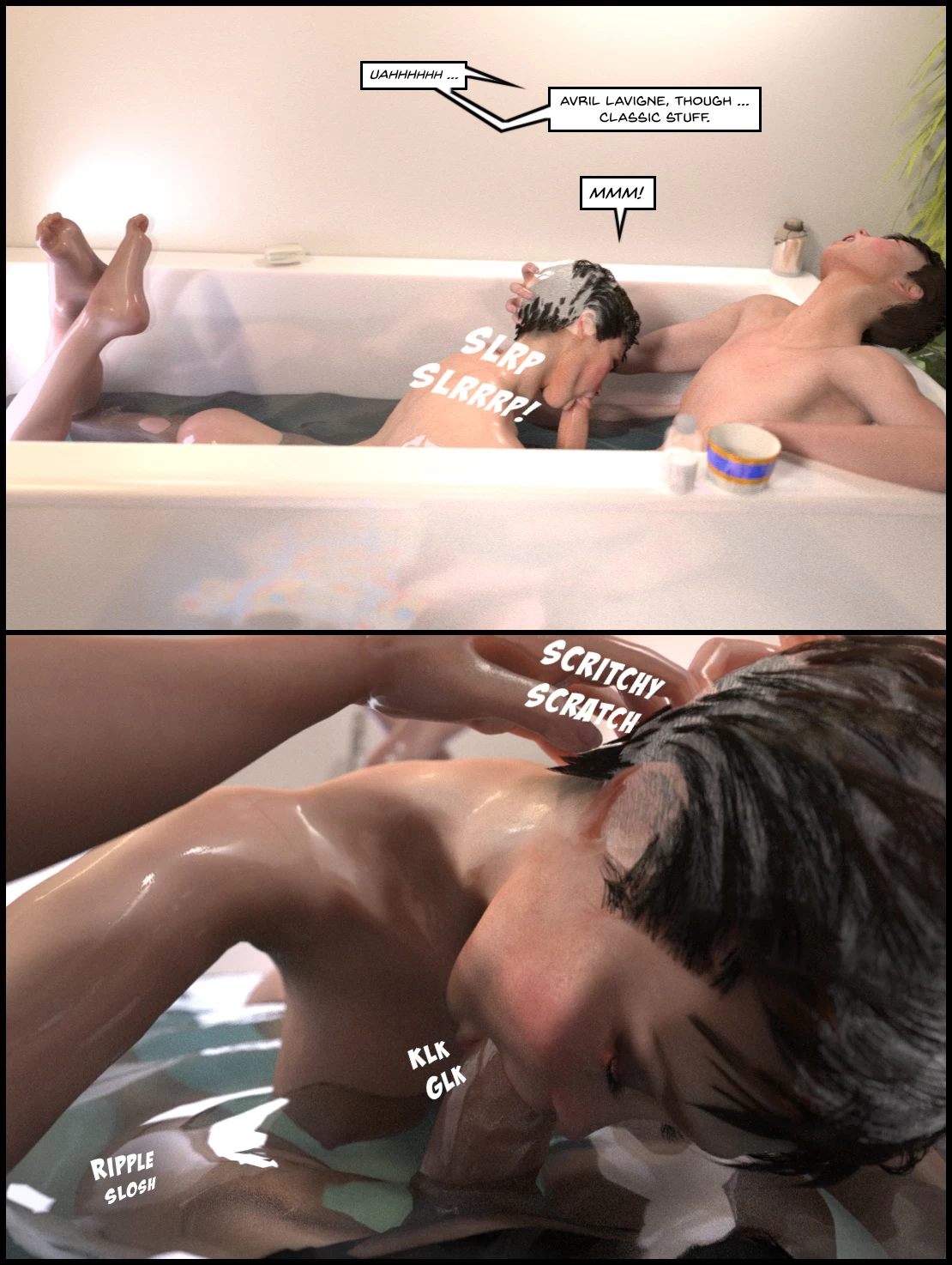 The Lithium 11- Shampooing My Sister porn comic picture 53