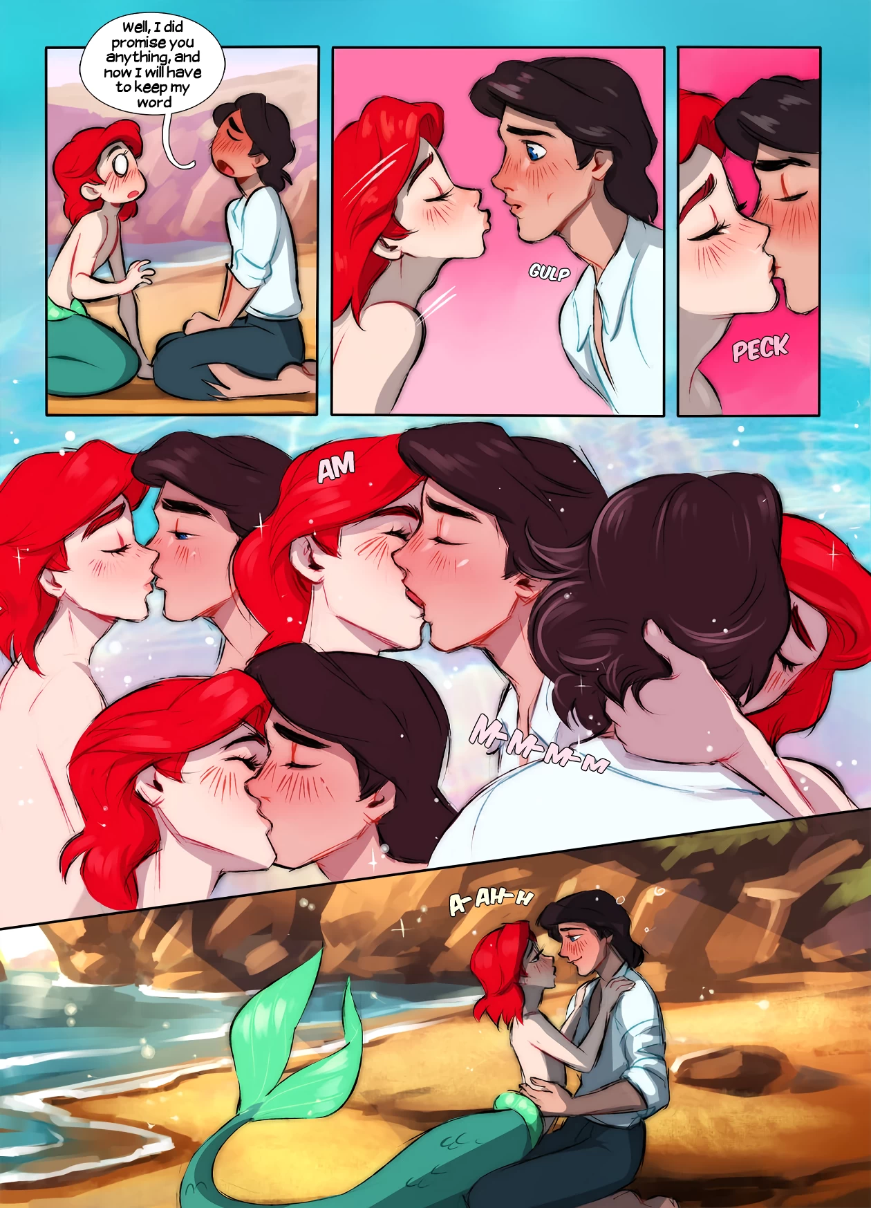 The Little Mermaid: What if? porn comic picture 4