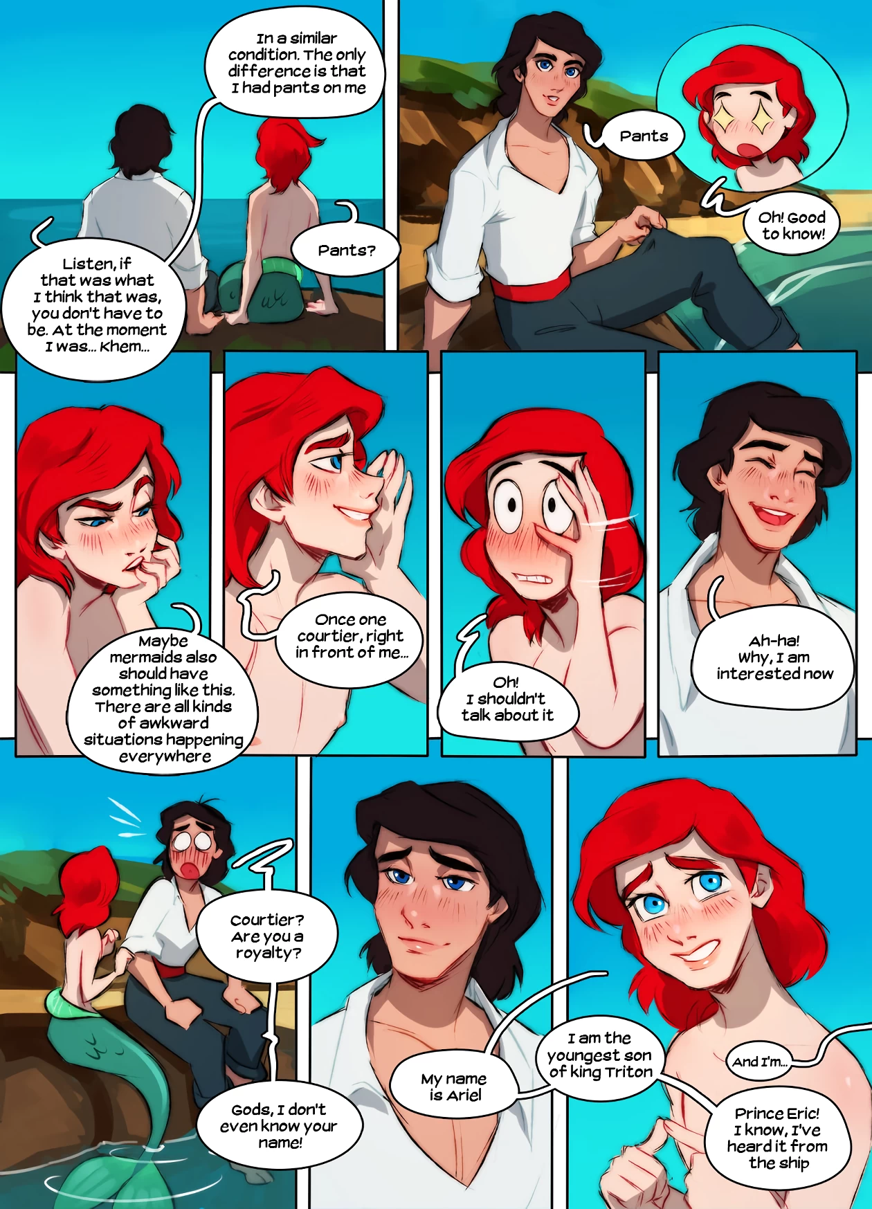 The Little Mermaid: What if? porn comic picture 7