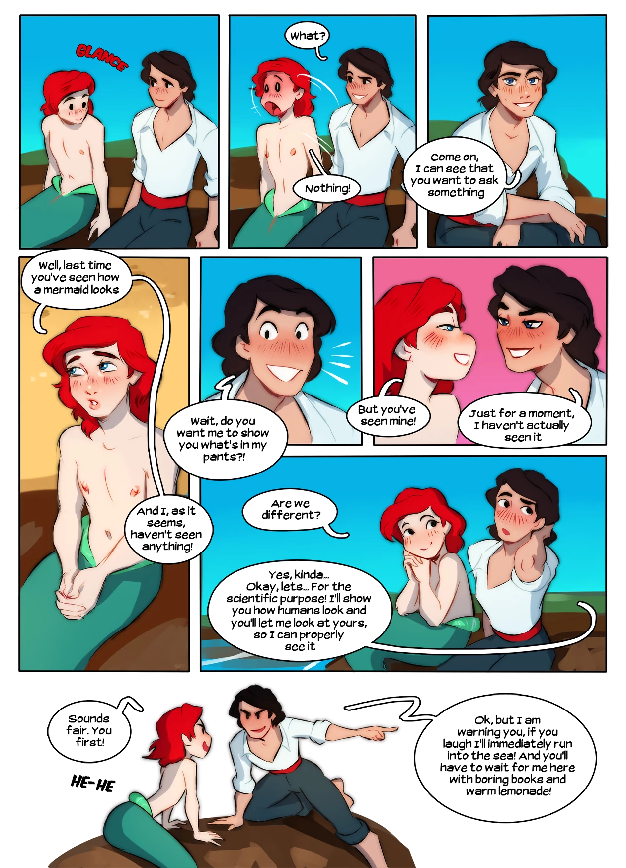 The Little Mermaid: What if? porn comic picture 8