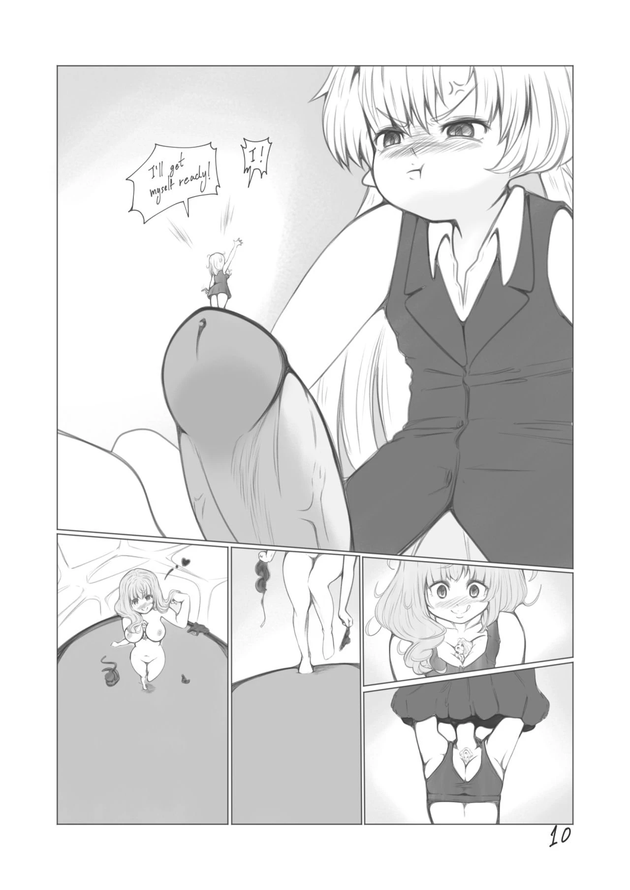 The loli vampire! porn comic picture 10