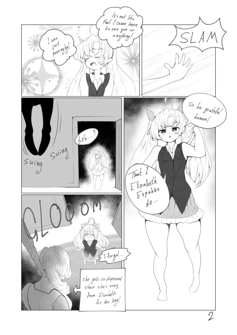 The loli vampire! porn comic picture 2
