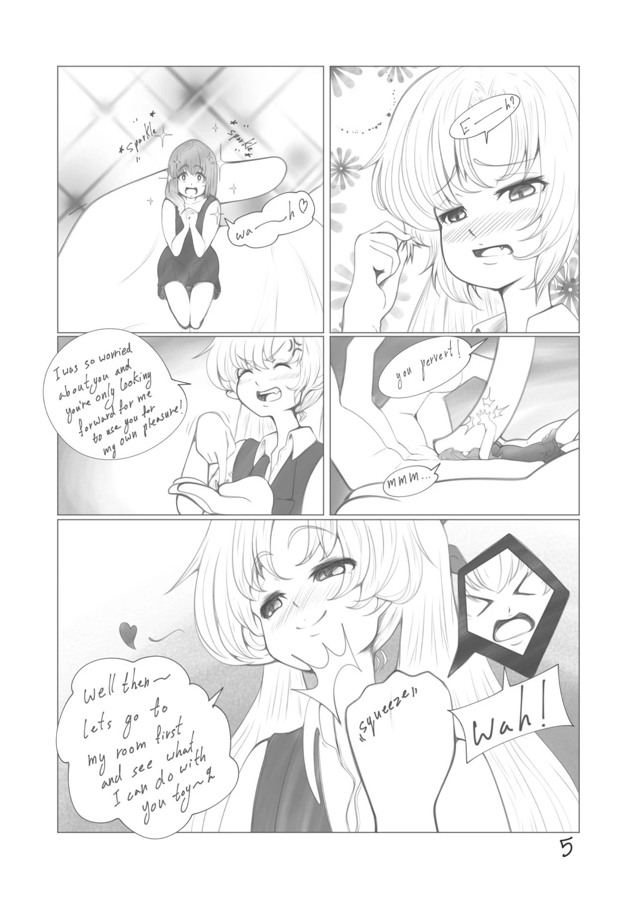 The loli vampire! porn comic picture 5