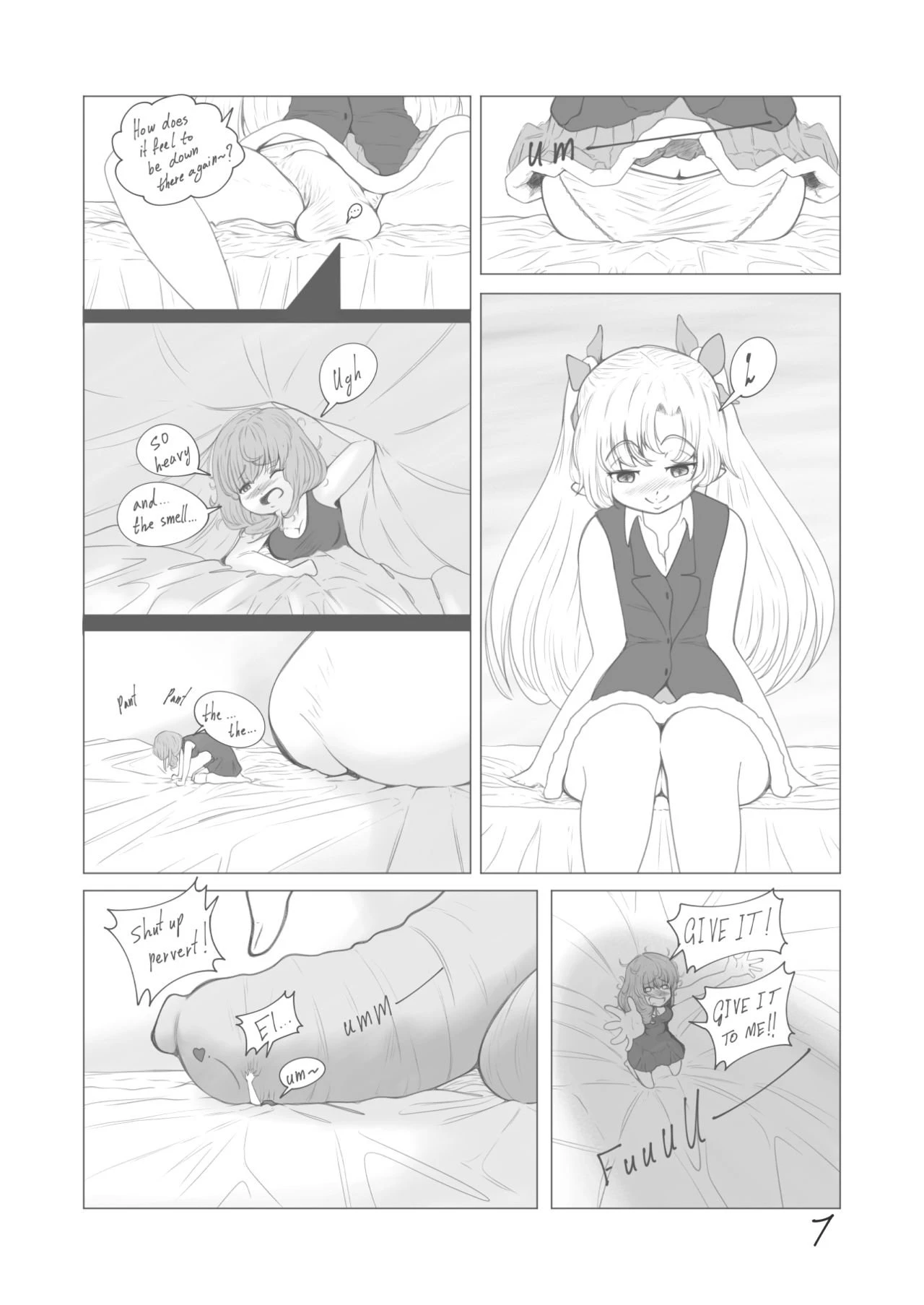 The loli vampire! porn comic picture 7