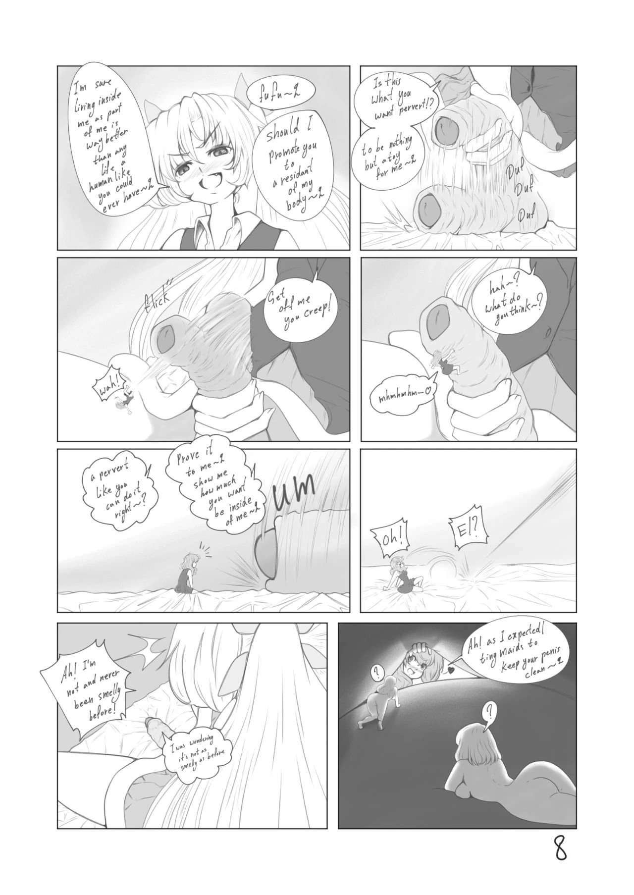 The loli vampire! porn comic picture 8