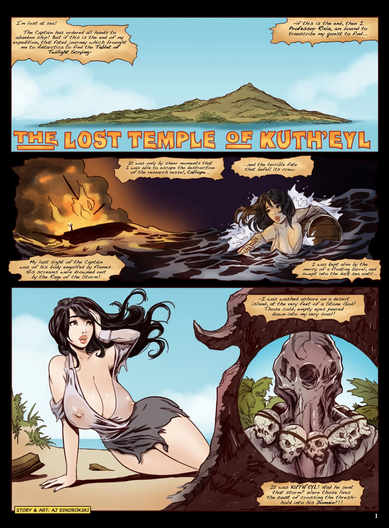 The Lost Temple Of Kuth'Eyl porn comic picture 1