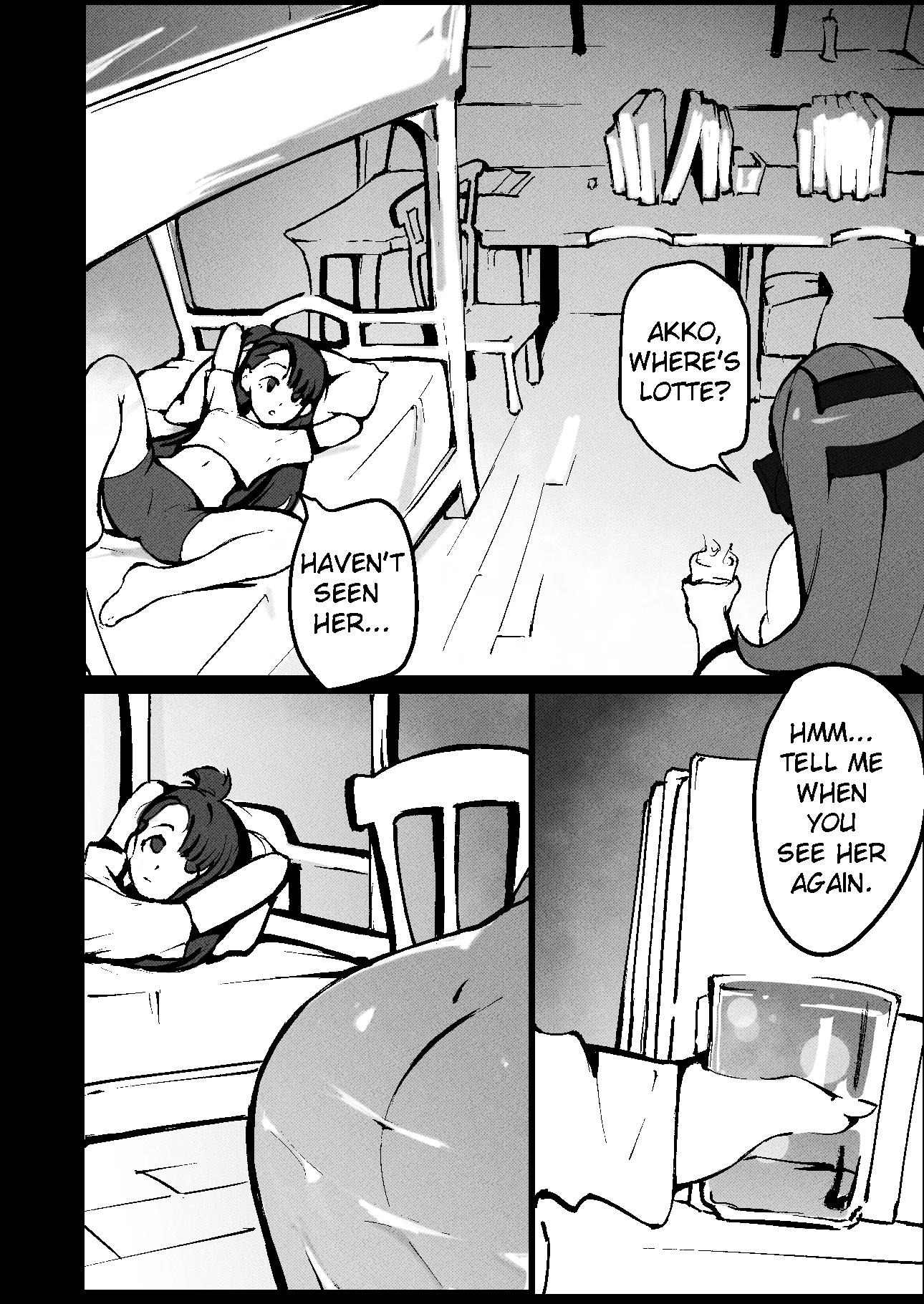 The Luna Nova Aphrodisiac Experiment porn comic picture 4