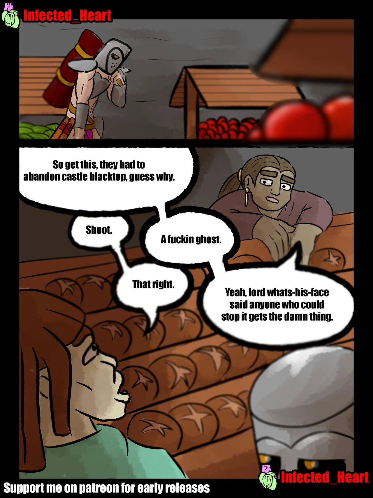 The Lust Paladin - The Haunted Castle porn comic picture 4