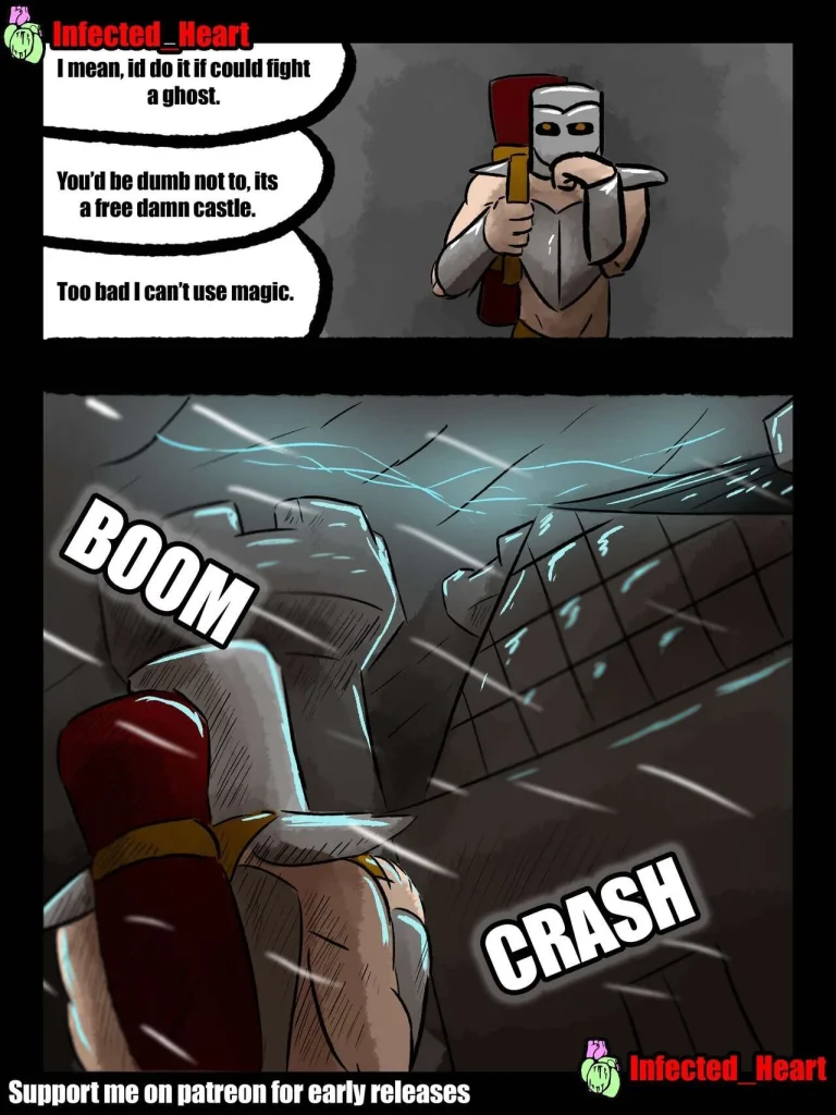 The Lust Paladin - The Haunted Castle porn comic picture 5