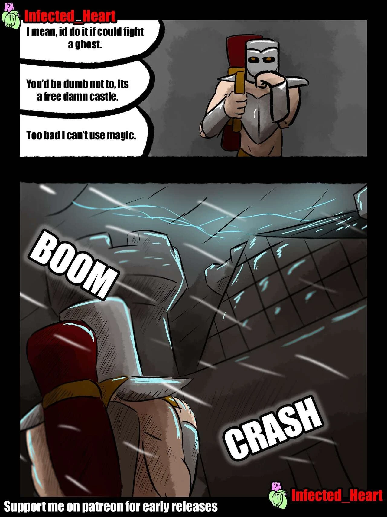 The Lust Paladin - The Haunted Castle porn comic picture 5