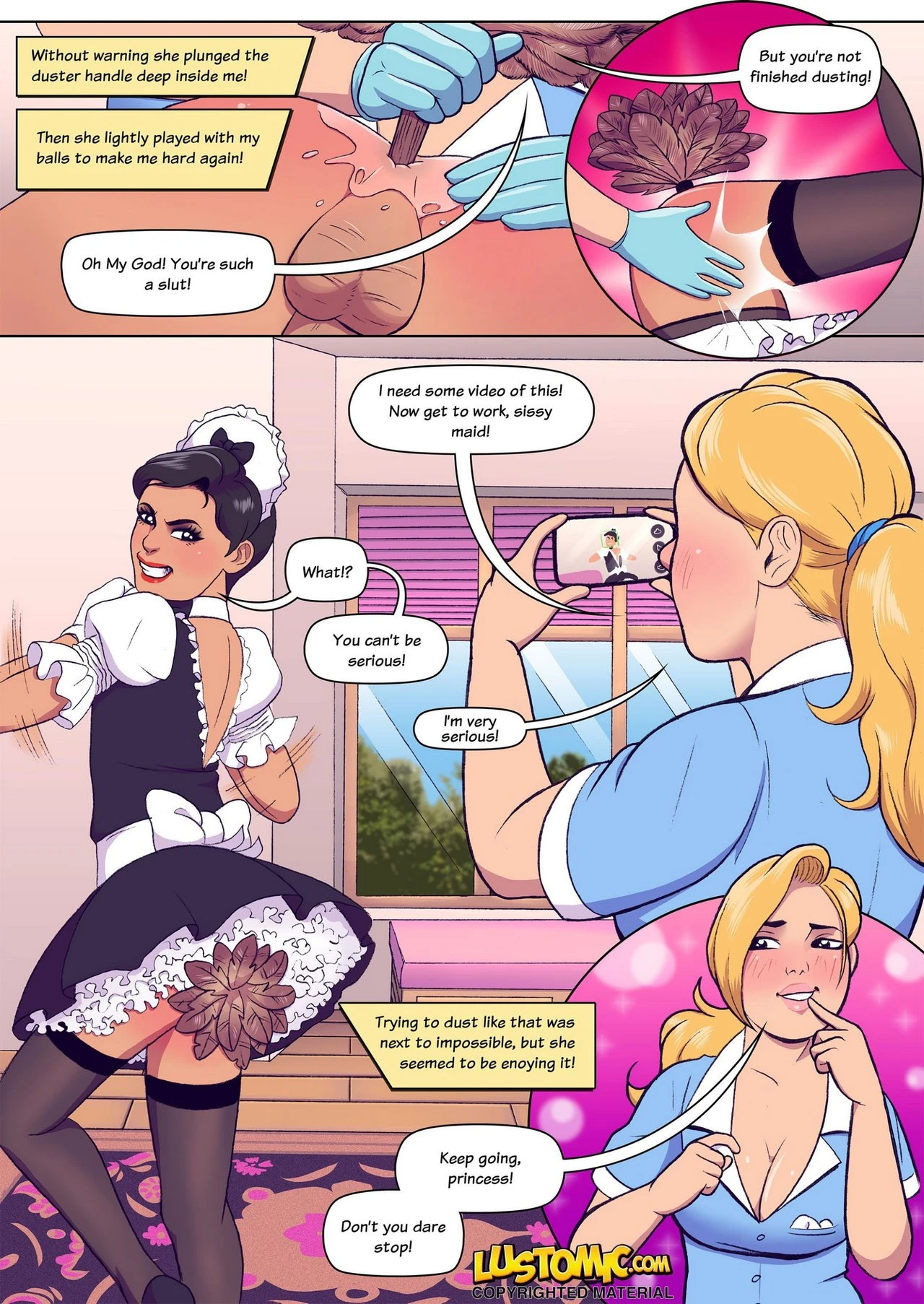 The Maid's Slave porn comic picture 14