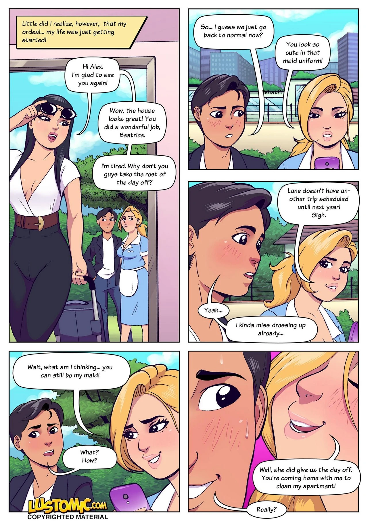 The Maid's Slave porn comic picture 19