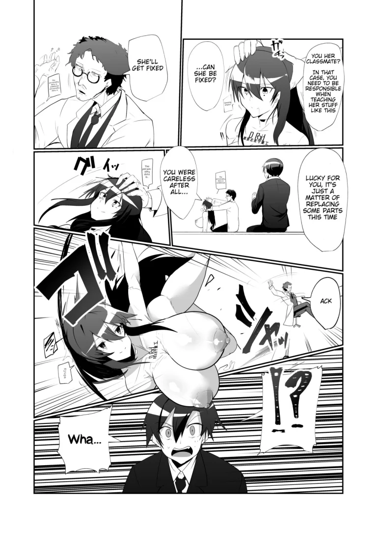 The Manga about being Lovey-Dovey with your Android Childhood Friend | Android no Osananajimi to Icharabu Suru Manga porn comic picture 19