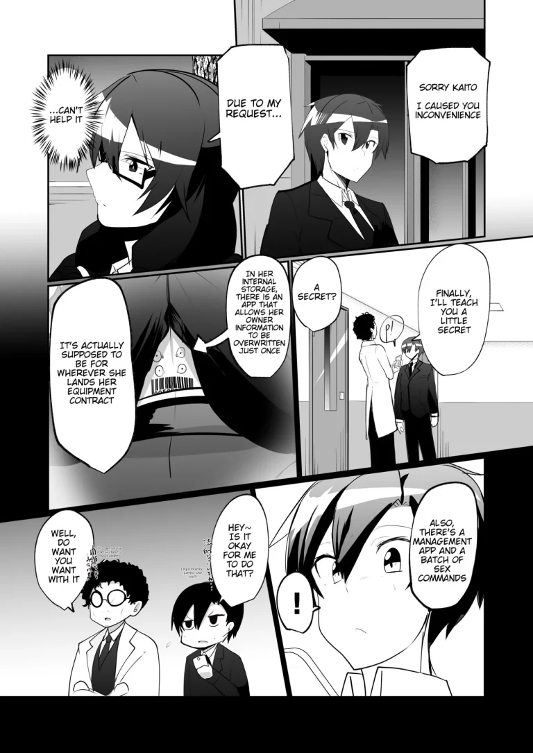 The Manga about being Lovey-Dovey with your Android Childhood Friend | Android no Osananajimi to Icharabu Suru Manga porn comic picture 21